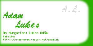 adam lukes business card